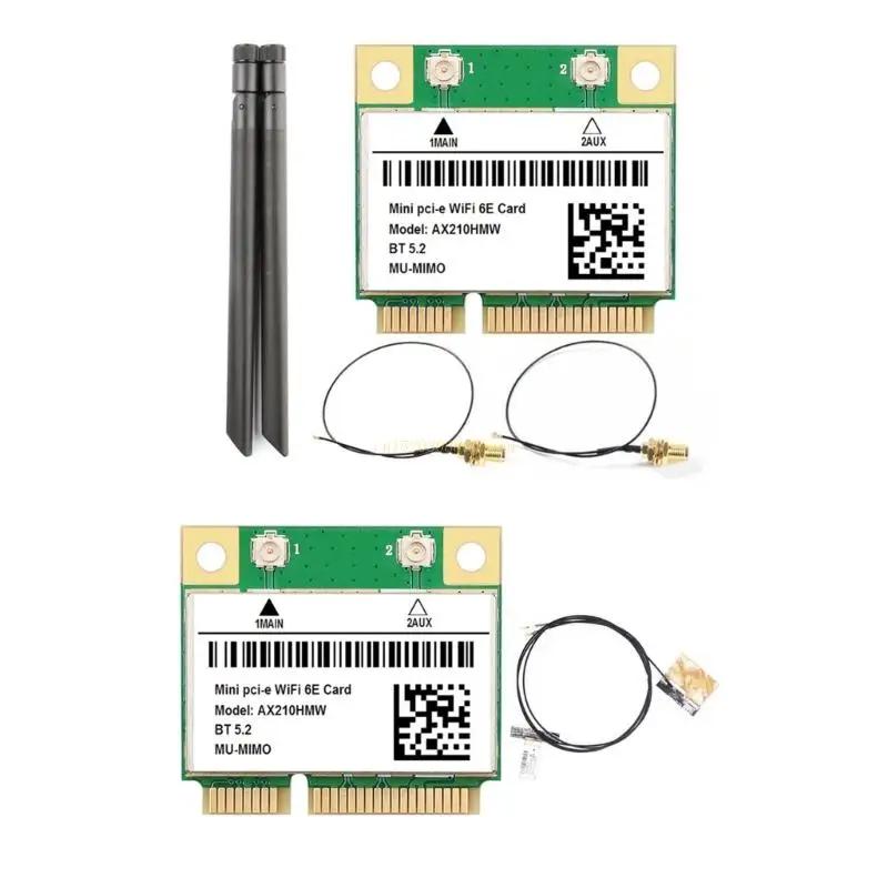 WiFi 6E AX210HMW ̴ PCI-E Wifi ī,  ȣȯ 5.2   63HD